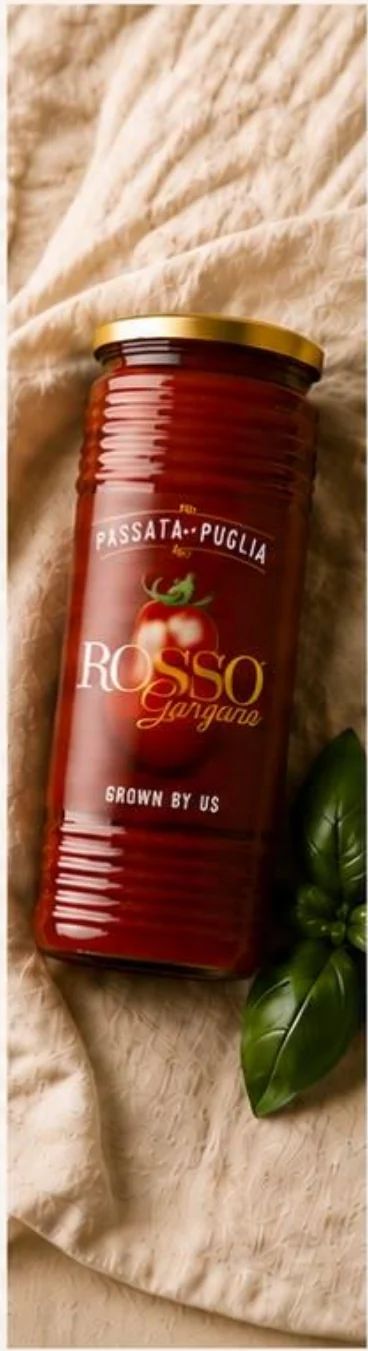 Rosso Gargano passata from Puglia