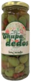 Chupadedos smashed green olives